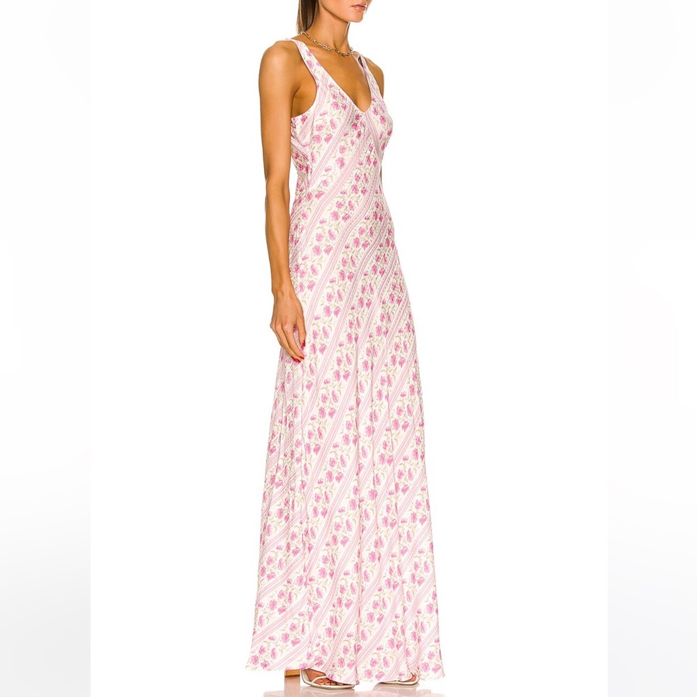 LoveShack Fancy 
Iliana Slip Dress in Morning Bliss Pink